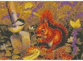 img 3 attached to 🖼️ 5D Diamond Painting Kit: Squirrel and Birdie - Full Drill Crystal Rhinestone Embroidery Art for Home Wall Decor - DIY Craft Gift (11.8x15.7inch)