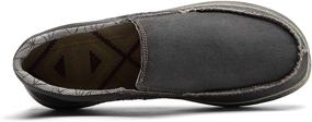 img 1 attached to Stylish and Comfortable SONLLEIVOO Canvas Casual Loafers: Find Your Perfect Pair Today!