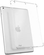 timovo clear ipad 9.7 2018/2017 case - slim fit hard shell cover compatible with official smart cover - clean and clear design logo