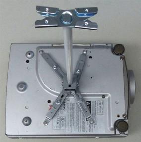 img 2 attached to Улучшенное крепление для видеопроектора ALZO на подвесном потолке с зажимом-ножницей для крепления к креплению Т-образного профиля - легкая установка и оптимальная настройка проекции.