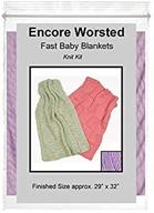 fast baby blanket encore worsted logo