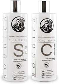 img 4 attached to 🌟 Boudica Shine Sulfate-Free Shampoo & Nourishing Conditioner: Large Bottles for Optimal Haircare
