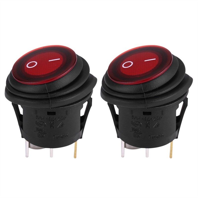 qiilu rocker toggle circuit waterproof 로고