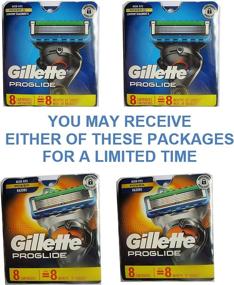 img 1 attached to 🪒 Запасные кассеты для ручного бритвы Gillette Fusion ProGlide - 16 штук: идеальное соотношение цены и качества с двумя пакетами по 8 штук