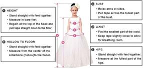 img 1 attached to Abaowedding Lace Up Ball Gown for First Communion: Flower Girl Dresses Perfect for Special Occasions