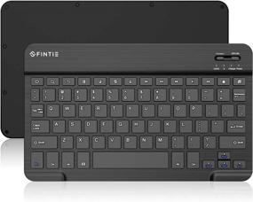 img 3 attached to 📱 Ultrathin (4mm) Wireless Bluetooth Keyboard for Android Tablet Samsung Galaxy Tab E/Tab A/Tab S, ASUS, Google Nexus, Lenovo and Other Android Devices - Fintie 10-Inch