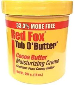 img 2 attached to 🦊 Red Fox Tub of Cocoa Butter Moisturizing Cream, 10.5 oz