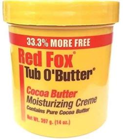 img 1 attached to 🦊 Red Fox Tub of Cocoa Butter Moisturizing Cream, 10.5 oz