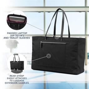 img 2 attached to 👜 Travelpro Maxlite 5 Laptop Carry-on Travel Tote Bag: Compact and Convenient Travel Companion with Laptop Protection