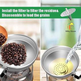 img 3 attached to 3 Pack Set of Large Metal Stainless Steel Funnels with Removable Strainer Filters - 👍 Ideal for Kitchen Liquid Transfer, Essential Oils, Fluids, Spices, Powders - Food Grade, Dishwasher Safe, Durable