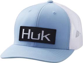 img 2 attached to 🎣 HUK Men's Angler Anti-Glare Fishing Hat - Ultimate Protection for Anglers