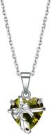 fancime sterling necklace birthstone necklaces logo