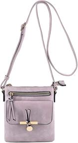 img 3 attached to Small Crossbody Black Handbag with BENIE Button for Women - Handbags & Wallets