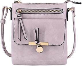 img 4 attached to Small Crossbody Black Handbag with BENIE Button for Women - Handbags & Wallets