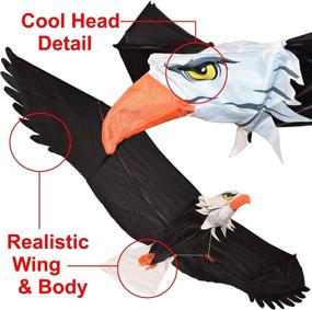img 3 attached to 🦅 Realistic ABGEN Bald Eagle Kite