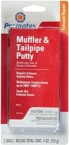 img 1 attached to 🔧 Permatex 80333 Muffler Tailpipe Putty, 4oz., 4 Ounce