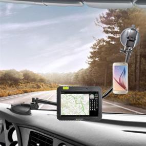 img 3 attached to Bracketron BX1-591-2 HD Gear Rack PRO 📱 Portable Dash & Window Multi-Accessory Mount - Heavy-Duty