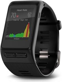 img 1 attached to 🔋 Renewed Garmin vivoactive HR GPS Smartwatch (010-01605-03) - Regular Fit - Black