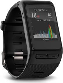 img 4 attached to 🔋 Renewed Garmin vivoactive HR GPS Smartwatch (010-01605-03) - Regular Fit - Black