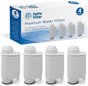 img 4 attached to ☕ Fette Filter Saeco Intenza+ Coffee Filters - Pack of 4