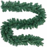 🎄 googic christmas garland: festive holiday decor for diy wreaths, 8.86 ft - perfect xmas garlands (decoration not included) - 1 piece logo