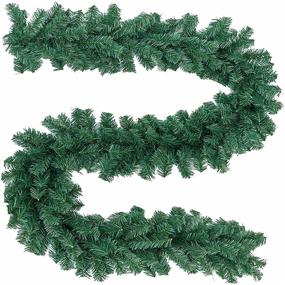 img 4 attached to 🎄 GOOGIC Christmas Garland: Festive Holiday Decor for DIY Wreaths, 8.86 FT - Perfect Xmas Garlands (Decoration Not Included) - 1 Piece