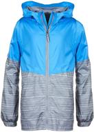🧥 children's arctic quest colorblock windbreaker - top choice for boys' jackets & coats logo