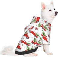 seo-friendly pet clothes: christmas gingerbread dog hoodie sweatshirt with hat, ideal for small to medium dogs and cats логотип