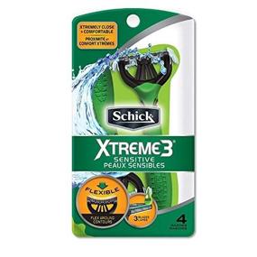 img 3 attached to 🪒 Schick Xtreme 3 Sensitive Razors for Sensitive Skin - Pack of 2 (4 ea)