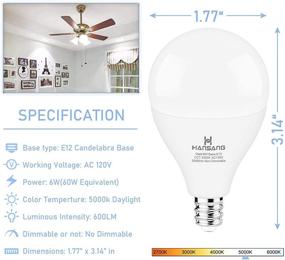 img 3 attached to 💡 Enhance Your Ceiling Lighting with our Non Dimmable Ceiling Daylight Candelabra Replacement