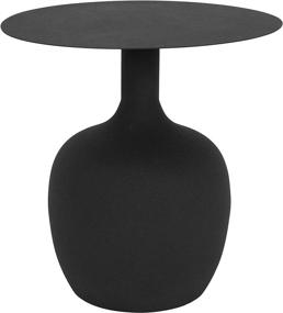 img 4 attached to 🌟 Unique Metal Textured, Black KD Table by Creative Co-Op: A Stylish and Functional Piece