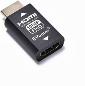 img 2 attached to EVanlak 3Rd Generrtion Hdmi Edid Emulator Passthrough Eliminated Emulator Adapter Work With Mac Thunderbolt To HDMI Switches/Extender/AV Receiver/Video Splitters -1920X1080@59Hz-2Pack