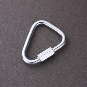 img 1 attached to OWAYOTO Delta Triangle Locking Carabiner