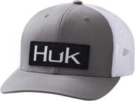 🎣 рыболовная шляпа huk men's angler anti-glare - улучшает ваше рыболовное впечатление с комфортом huk'd up логотип