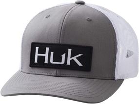 img 2 attached to 🎣 HUK Men's Angler Anti-Glare Fishing Hat - Enhancing Your Fishing Experience with Huk'd Up Comfort