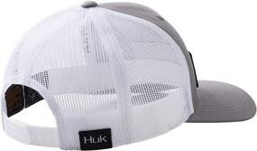 img 1 attached to 🎣 HUK Men's Angler Anti-Glare Fishing Hat - Enhancing Your Fishing Experience with Huk'd Up Comfort