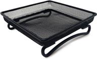 🦜 durable and compact ground bird feeder tray - ideal for ground-feeding birds | platform bird feeder dish with dimensions 7 x 7 x 2 inches logo