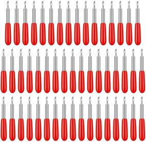 img 4 attached to 🔪 Enpoint 50Pcs 45 Degree Cutting Blades: Premium Replacement for Explore Air/Air 2 Maker Expression Cutting Machines - Ideal for Vinyl & Fabric Cutting