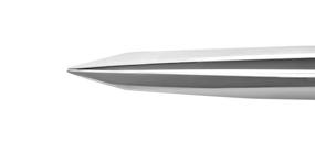 img 1 attached to 💇 Glamour Micro Slant Hair &amp; Eyebrow Tweezer: Stainless Steel, Made in USA - Elevate Your Beauty Game!