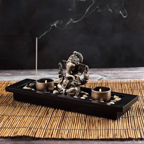img 2 attached to MyGift Ganesh Statue Incense Holders