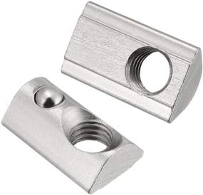 img 4 attached to Uxcell Elastic Aluminum Extrusion Profile Hardware and Nails, Screws & Fasteners