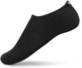 img 4 attached to SENFI Barefoot Aerobics Exercise TFF 01Grey M Women's Shoes for Athletic