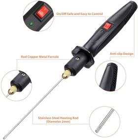 img 3 attached to 🔪 GOCHANGE Пенный резак по пене: улучшенный электрический горячий нож для точной резки стиропора - 100-240 В/15 Вт, кнопка и индикатор питания включены