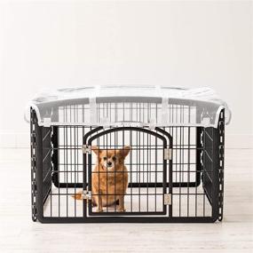 img 3 attached to 🏠 Iris Mesh Security Roof: Optimal Protection for the Iris 24'' 4-Panel Pet Playpen