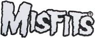 application misfits white logo patch logo