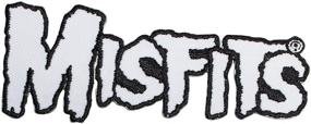 img 1 attached to Application Misfits White Logo Patch