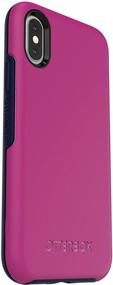 img 3 attached to 📱 OtterBox SYMMETRY SERIES Case for iPhone Xs & iPhone X - MIX BERRY JAM: Baton Rouge Maritime Blue - Durable Retail Packaging