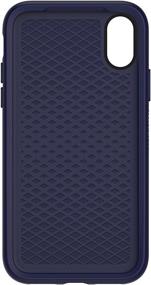 img 2 attached to 📱 OtterBox SYMMETRY SERIES Case for iPhone Xs & iPhone X - MIX BERRY JAM: Baton Rouge Maritime Blue - Durable Retail Packaging