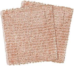 img 4 attached to Redecker Copper Cleaning Cloth: Set of 2, Durable and Non-Abrasive Scrubber, Machine Washable - Made in The Netherlands
