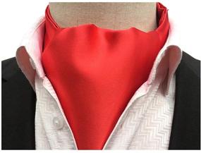img 1 attached to Secdtie Cravat Woven Tuxedo Formal Men's Accessories for Ties, Cummerbunds & Pocket Squares